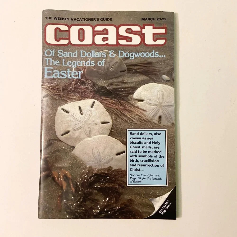 Vintage 1986 The Weekly Vacationers Guide Coast Magazine South Carolina Brochure